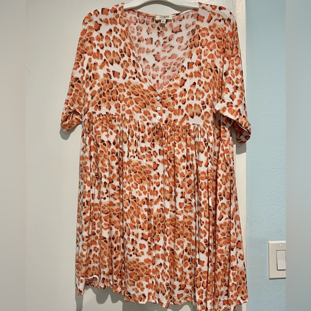 Leopard print dress